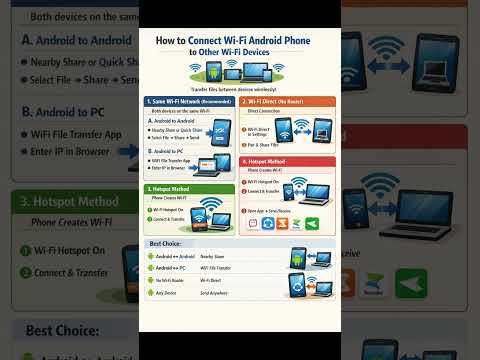 HOW TO TRANSFER DATA FROM ANDROID PHONE USING WIFI