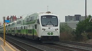 F59 557 on L10 & Bell Salute! GO 374 Leads GO 3515 Through Etobicoke North GO With 557 Trailing