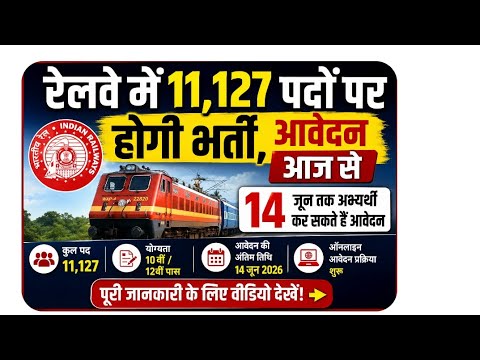Railway ALP Bharti 2026।।11,127 Vacancy | Apply Online  @Mailktech1 