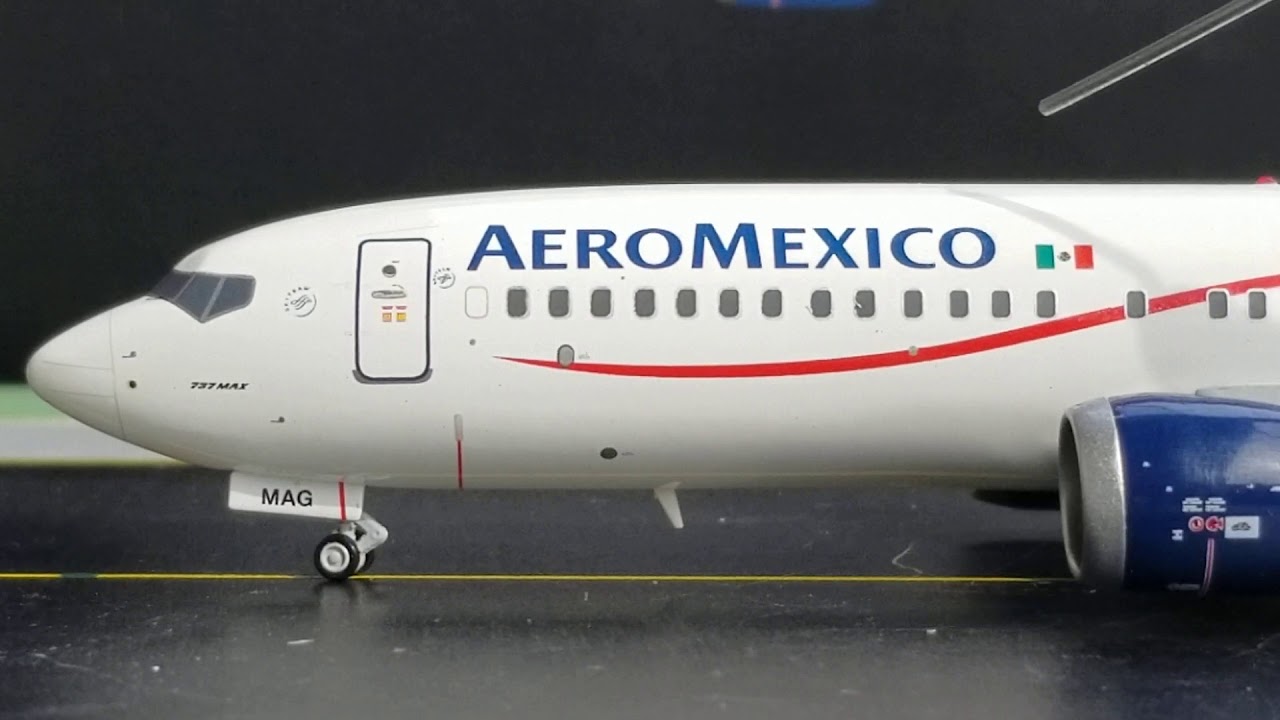Gemini 200 Aeromexico B737-MAX8(Featuring The Brand New Split-Tip