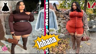 Johana Amaya  II ? Plus-size fall dresses models and Fashion ideas and tips