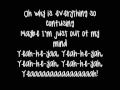 Avril Lavigne - I'm With You (Lyrics On Screen)