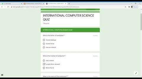 INTERNATIONAL COMPUTER SCIENCE QUIZ WITH FREE CERTIFICATE