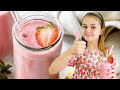 STRAWBERRY BANANA SMOOTHIE | just 4-ingredients