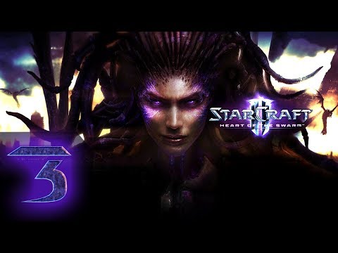 Видео: Starcraft 2 - Heart of the Swarm - Эксперт - Прохождение #3 Финал