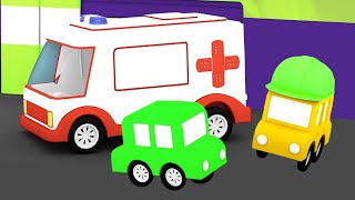 Мультик Про 4 Машинки: Пропала Зеленая Машинка! Мультфильмы Для Малышей - Новые Серии