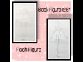 12.5" fashion block figure ! fashion designing and illustration ! flash figure !
