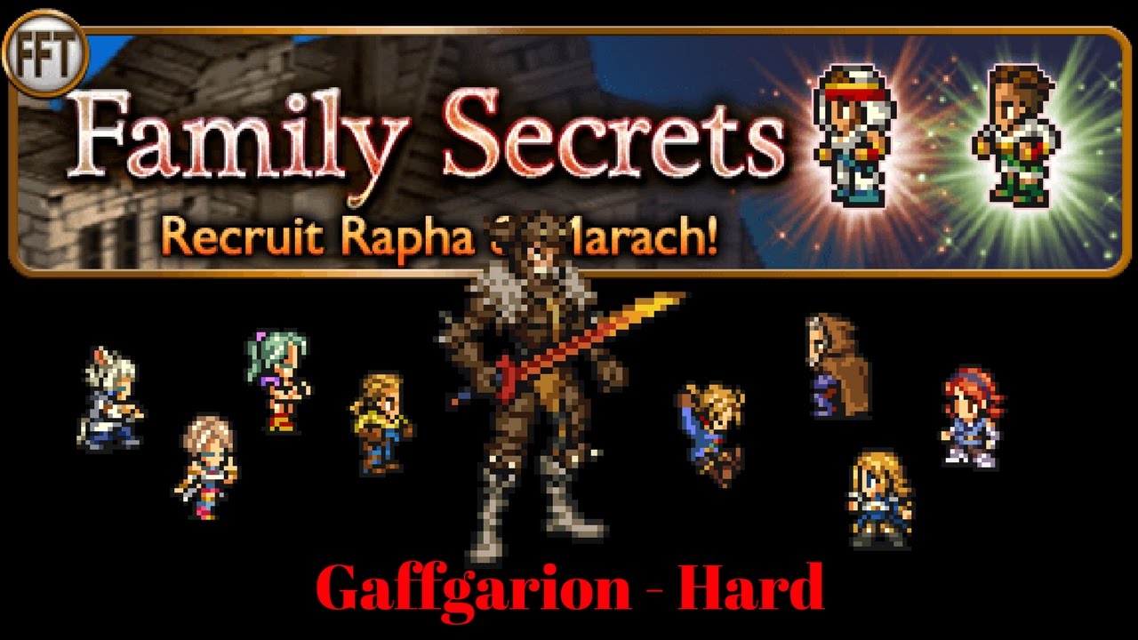 FFRK - Conquer Gaffgarion - Hard Raid