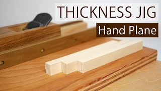 Making a Mini Thickness Jig for Hand Planes | Hand Tools