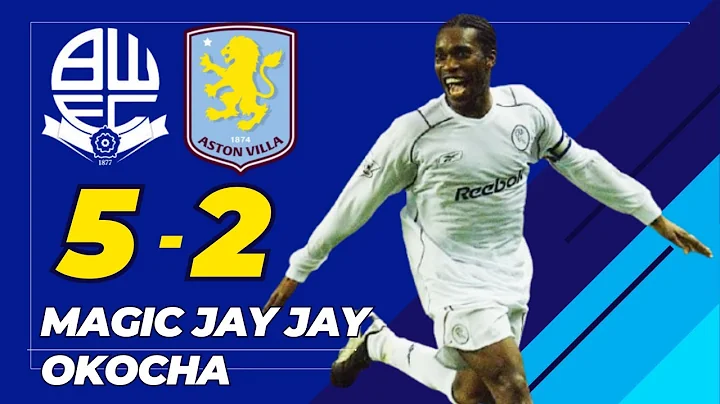 Bolton Wanderers vs Aston Villa 5-2 | Semifinal Carling Cup 1st Leg 2003/2004 | Magic Jay Jay Okocha