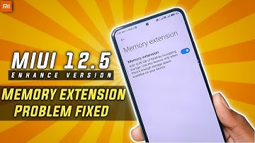 MIUI 12.5 Enhance Version Memory Extension Feature Problem | Memory Extension Problem Poco M2 Device