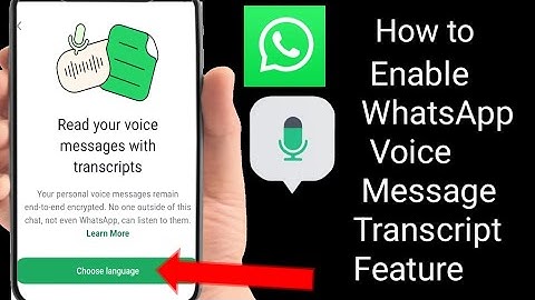 How to Enable WhatsApp Voice Message Transcript Featur (New Update 2025 #whatsapp voice chat #vocal