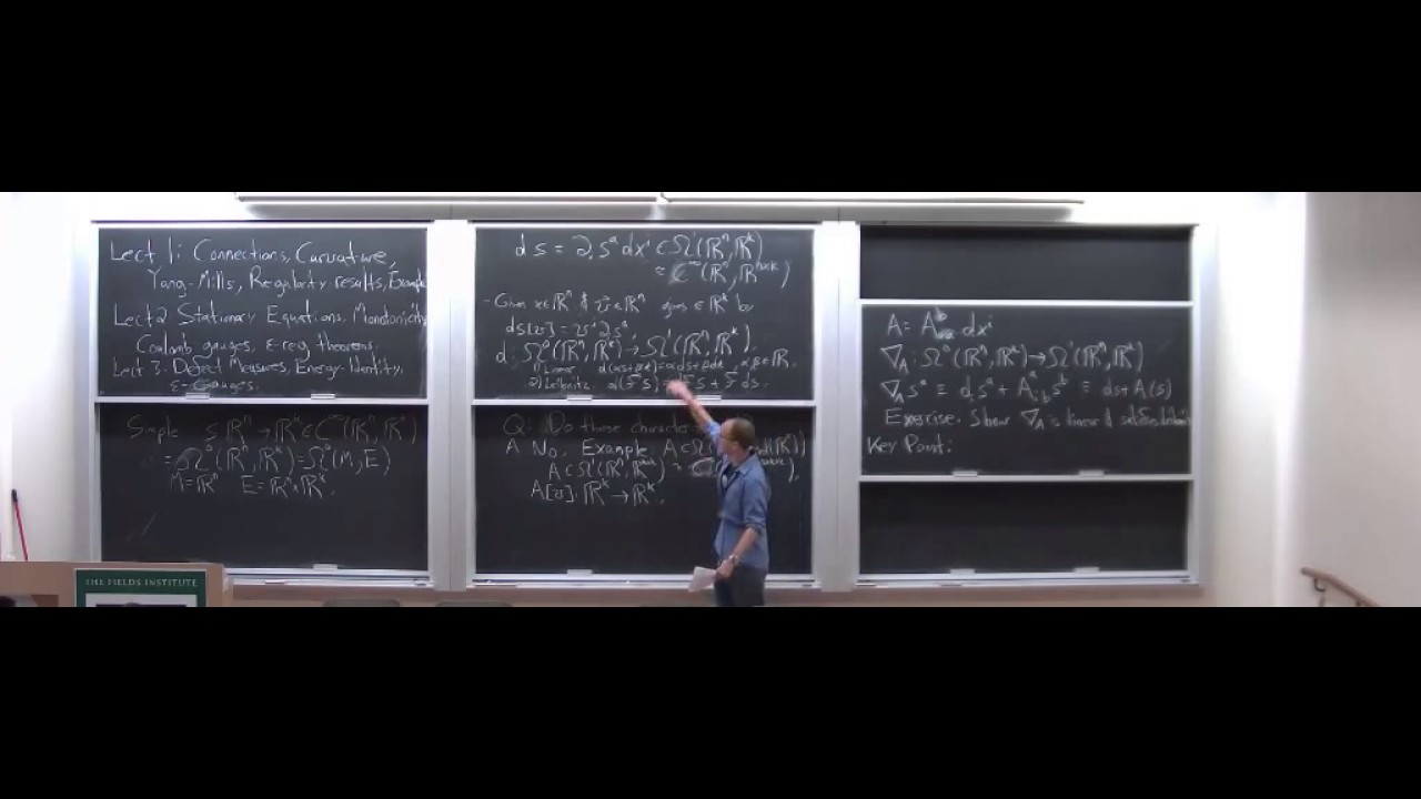 Aaron Naber - Introduction to Yang Mills Theory 1 [2017] - YouTube