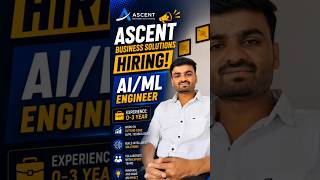 Ascent Business Solutions Hiring, AI ML Engineer #AscentBusinessSolutions #AIEngineer