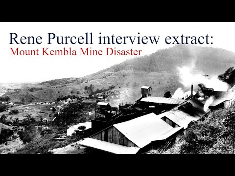 Rene Purcell interview extract : Mount Kembla Disaster