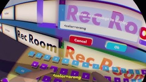 Rec Room Sign Tutorial