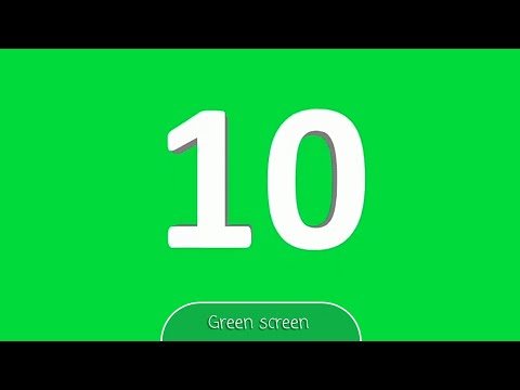 Countdown numbers Green Screen Animation @snowy9999