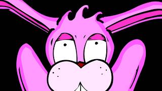Virtual pet turned mad by cursor. Desktop horror | Touch Me Bunny! (2002) flash game from Newgrounds