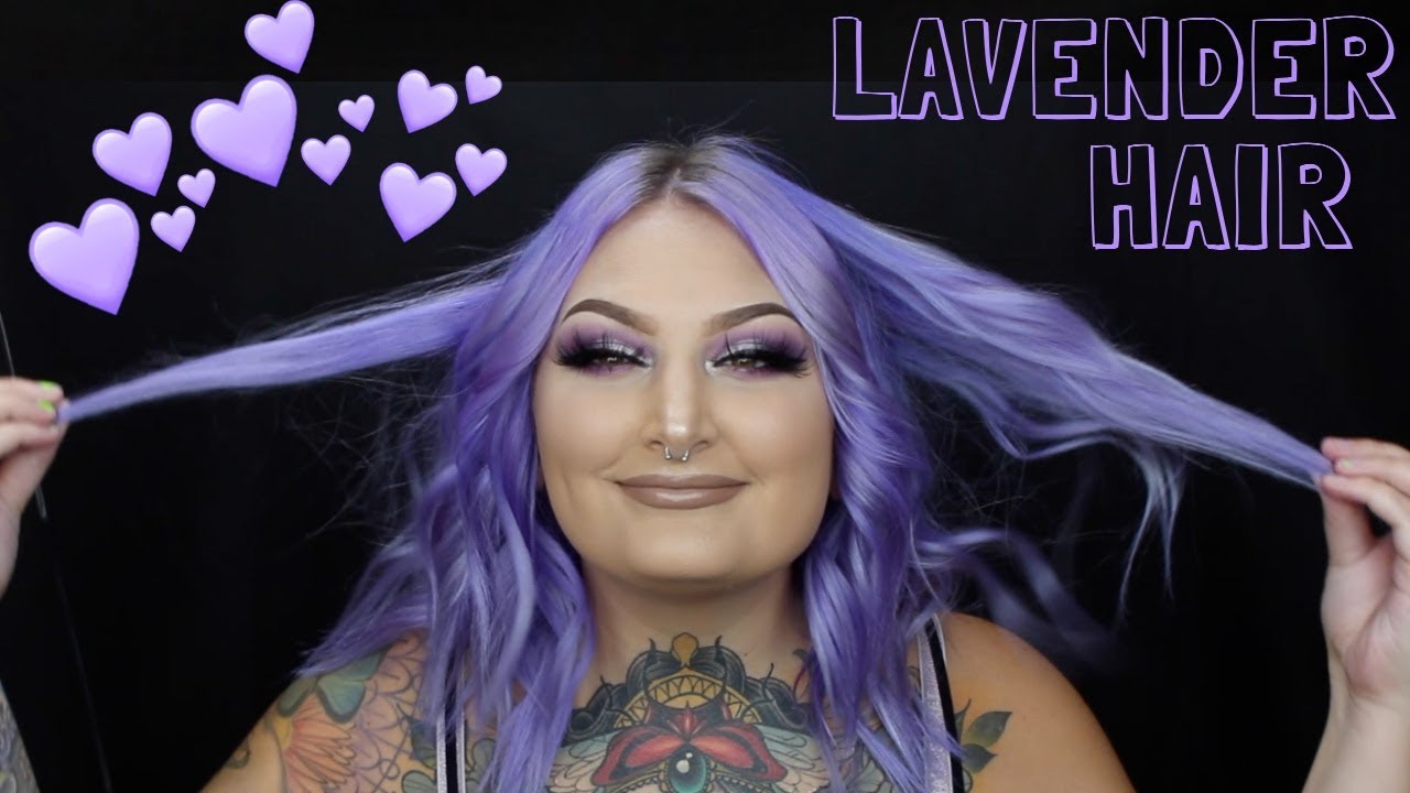 DYING MY HAIR LAVENDER!!