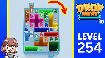 Drop Away Level 254 Solution Walkthrough