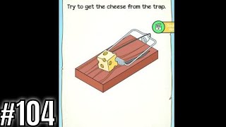 Braindom 2 Riddle Level 104 Try to get the cheese from the trap - Gameplay Solution Walkthrough screenshot 5