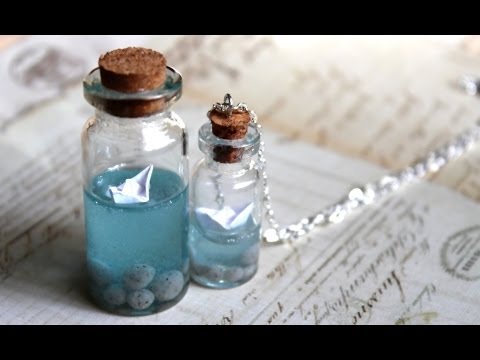 Paper Boat Vial Tutorial - YouTube