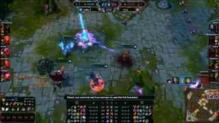 League Of Legends Bigfatlp 1Vs4 Quadra Kill Korean Commentary