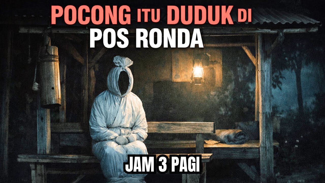POCONG ITU DUDUK DI POS RONDA JAM 3 PAGI - CERITA HOROR MISTIS