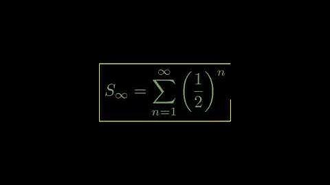 infinite geometric series #mathematics #infinity