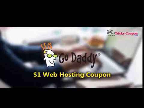 $1 Godaddy Web hosting coupon (77% Discount + Free Domain)