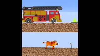 Let's Join The Dog To Help The Fire Truck Go To Put Out The Fire Timely 👍️