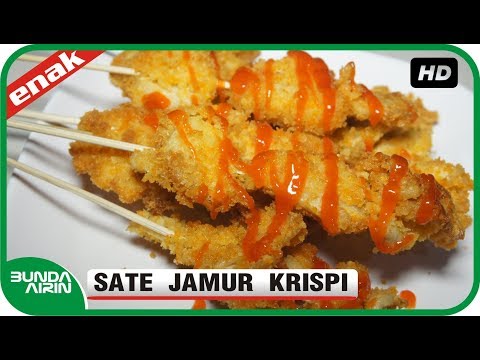 cara-membuat-sate-jamur-krispi-resep-jajanan-indonesia-recipes-cooking-bunda-airin