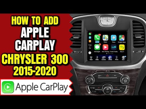 Chrysler 300 Apple Carplay, 2015-2019 Chrysler 300 Uconnect 8.4 Apple CarPlay Android Auto Upgrade