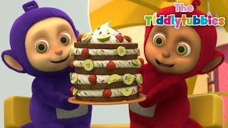 Tiddlytubbies eat the BEST Tubby Cake | Teletubbies | Tiddlytubbies Full Episodes