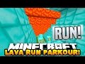 Minecraft SUPER LAVA RUN! (PARKOUR FROM LAVA!) w/PrestonPlayz, Lachlan & MrWoofless