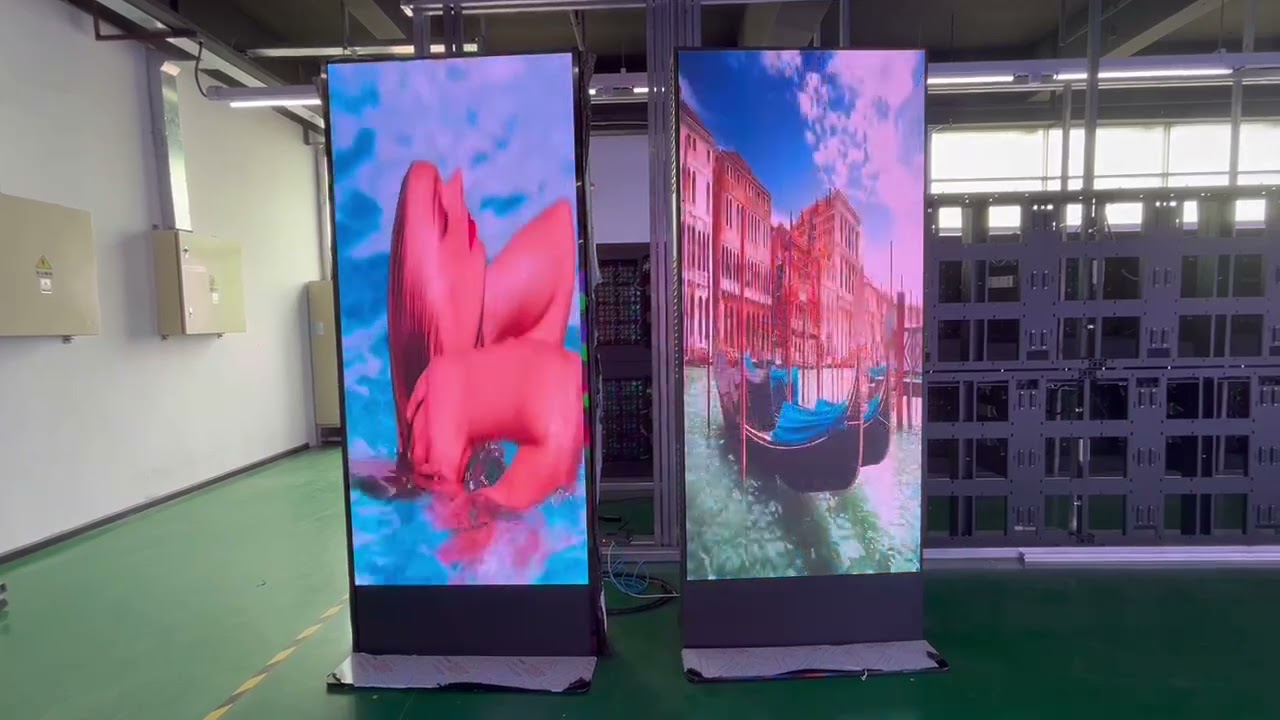 Double Poster LED Display customized size available
