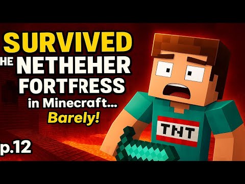 🔥 I Finally Found a NETHER FORTRESS in Minecraft! 😱 | Survival Series ...