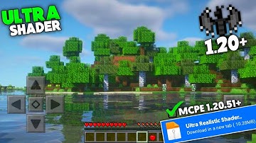 Top Ultra Realistic Shader Mcpe 1.20.50+ 🔥 | Render Dragon [ 100% Working ]