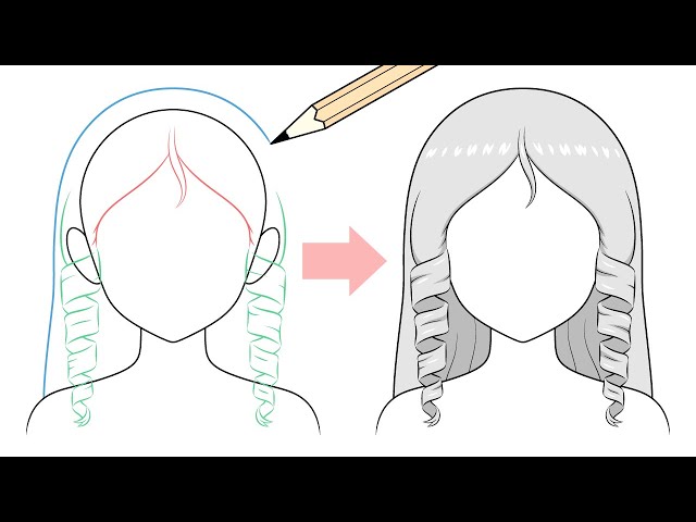 How to Draw Curly Anime Hair - AnimeOutline