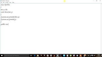 this keyword & data shadowing (overriding) in java