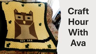 Craft Hour With Ava #crochet