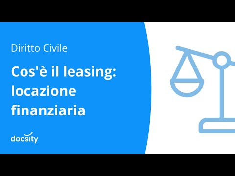 Video: Il contratto di locazione finanziaria ha aiutato l'economia?