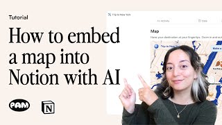 How to embed a map into Notion using AI