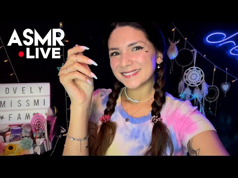 ASMR LIVE ♡ Kopfkribbeln mit langen Fake Nails