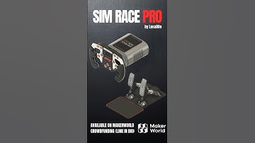 SIM Race PRO - Modular SIM with FFB system and high-res encoder #bambulab #sim #3d #simracing #diy