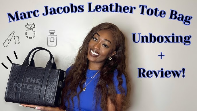 MARC JACOBS MINI LEATHER TOTE BAG CEMENT UNBOXING - FIRST