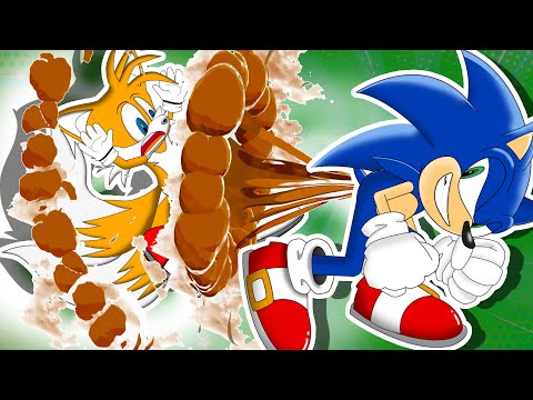Sonic Destroy Tail's House And Sonic's Big Fart - Sonic the Hedgehog 2 - SEGO Animation