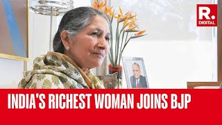 Net Worth Of Savitri Jindal, India's Richest Woman, Who Joined BJP Wealth