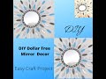 DIY Dollar Tree Mirror Decor|Easy Craft Project|Mirror Wall Decor|Jo-Jo&#39;s Handmade Creations