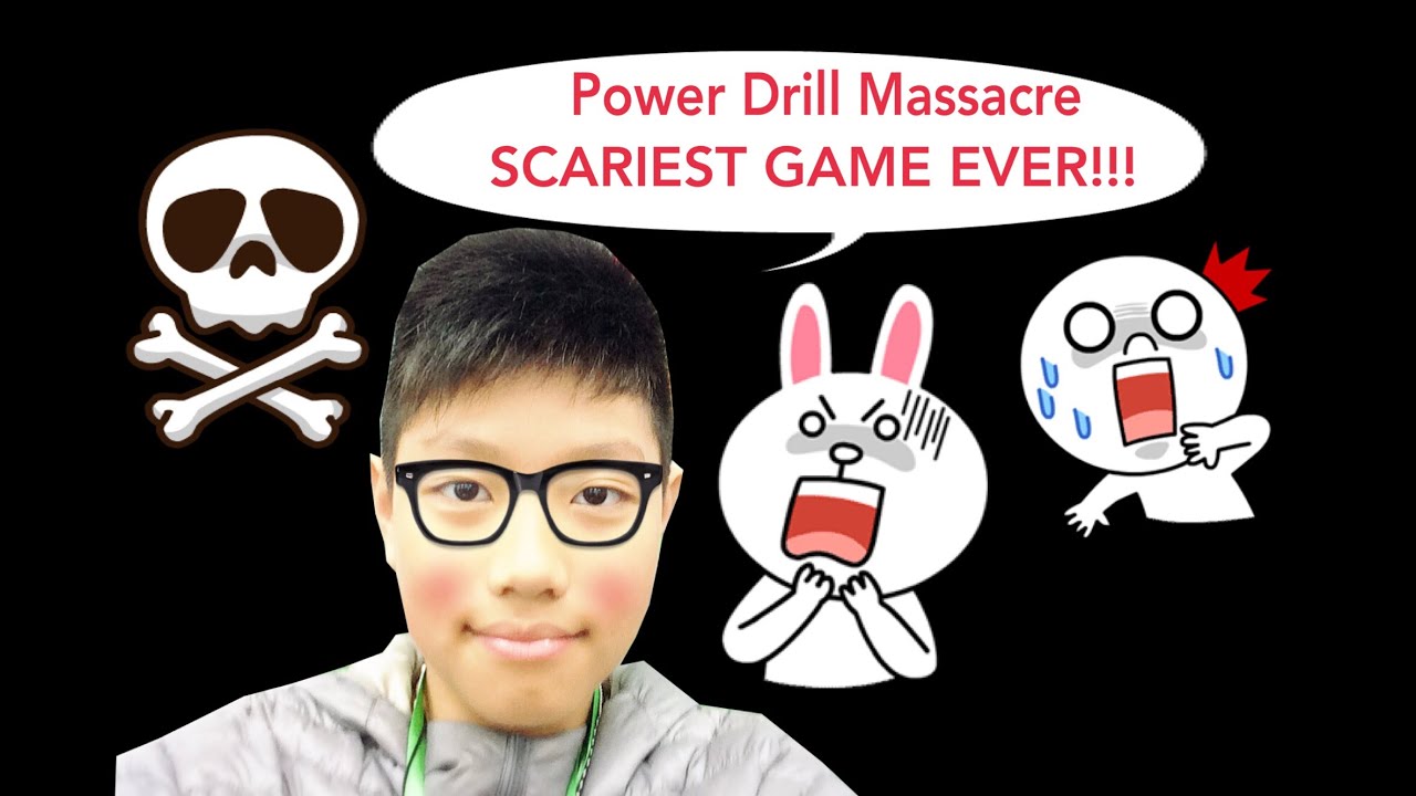 SCARIEST GAME EVER!!! Reaction Kubz Scout Playing Power Drill Massacre